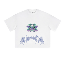 Load image into Gallery viewer, THE HEARTBREAK KID ‘Above The Mountains’ Oversized Cropped T-Shirt (230GSM)