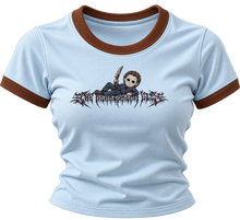Load image into Gallery viewer, THE HEARTBREAK CITY “SLASHER” Core Baby Tee Color Ribbing (200GSM)