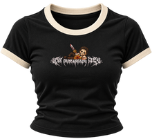 Load image into Gallery viewer, THE HEARTBREAK CITY “SLASHER” Core Baby Tee Color Ribbing (200GSM)
