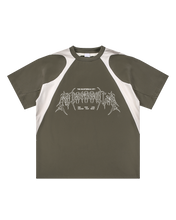 Load image into Gallery viewer, THE HEARTBREAK CITY Contrast Panel Cotton T-Shirt