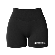 Load image into Gallery viewer, THE HEARTBREAK CITY Black Seamless High-Waisted Yoga Shorts