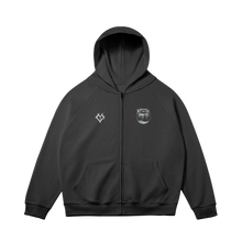 Load image into Gallery viewer, THE HEARTBREAK CITY 'Buried' 380 GSM Unisex Heavyweight Fleece-lined Full-Zip Hoodie