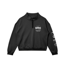 Load image into Gallery viewer, THE HEARTBREAK CITY 'Hustle Hearted' 380GSM Unisex Heavyweight Half-Zip Sweatshirt