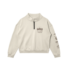 Load image into Gallery viewer, THE HEARTBREAK CITY 'Hustle Hearted' 380GSM Unisex Heavyweight Half-Zip Sweatshirt