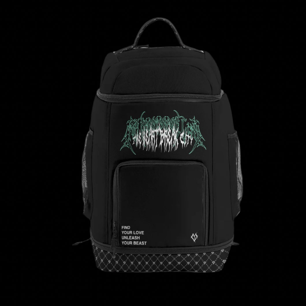 THE HEARTBREAK CITY Black Multifunctional Backpack