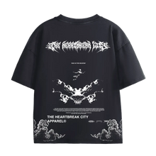 Load image into Gallery viewer, THE HEARTBREAK CITY “High In The Heavens” Heavyweight Oversized Snow-Wash T-Shirt (300GSM)
