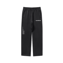 Load image into Gallery viewer, THE HEARTBREAK CITY “High In The Heavens” Black Heavyweight Fleece Oversized Sweatpants (380GSM)
