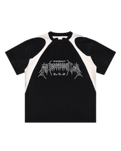 Load image into Gallery viewer, THE HEARTBREAK CITY Contrast Panel Cotton T-Shirt
