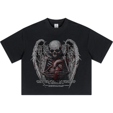 Load image into Gallery viewer, THE HEARTBREAK CITY ‘Cupid’s Fate’ Oversized Cropped T-Shirt (230GSM)
