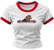 Load image into Gallery viewer, THE HEARTBREAK CITY “SLASHER” Core Baby Tee Color Ribbing (200GSM)
