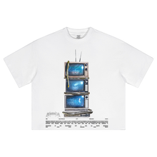 Load image into Gallery viewer, THE HEARTBREAK CITY ‘Medusa’s Vision’ Oversized Cropped T-Shirt (230GSM)
