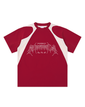 Load image into Gallery viewer, THE HEARTBREAK CITY Contrast Panel Cotton T-Shirt
