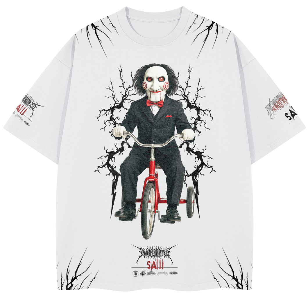 THE HEARTBREAK CITY ‘SAW’ Unisex Boxy T-shirt (280GSM)