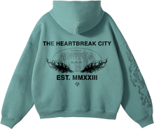 Load image into Gallery viewer, THE HEARTBREAK CITY 'Azure Drake' Oversized Fleeced Hoodie (350 GSM)
