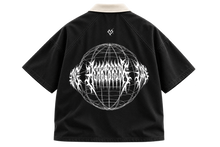 Load image into Gallery viewer, THE HEARTBREAK CITY 'GOT HEART?' BLACK BOXY SHORT SLEEVE SHIRT
